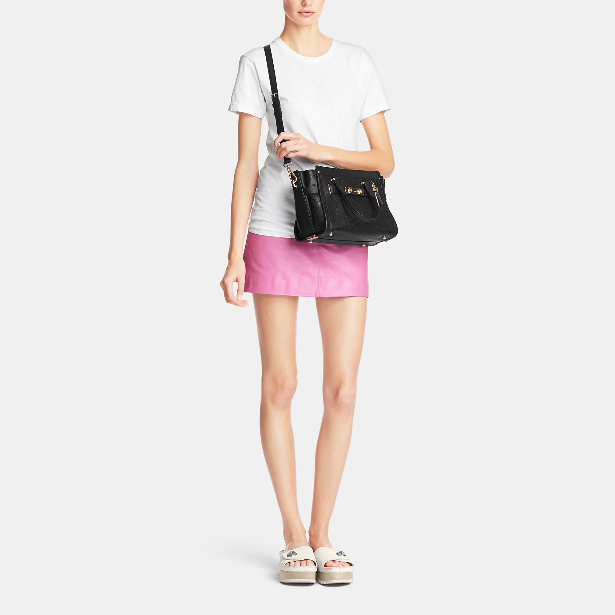 Coach Swagger 27 In Pebble Leather In Cheap Price  Coach Swagger 27 In Pebble Leather In Cheap Price